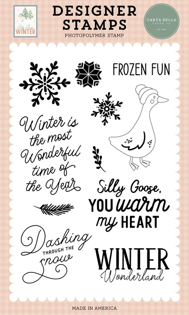 Silly Goose Winter: Frozen Fun Stamp Set