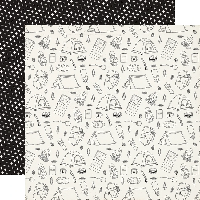 Great Outdoors: Life Is Better Camping 12x12 Patterned Paper
