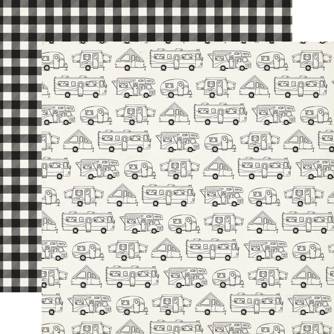 Great Outdoors: Camper Life 12x12 Patterned Paper