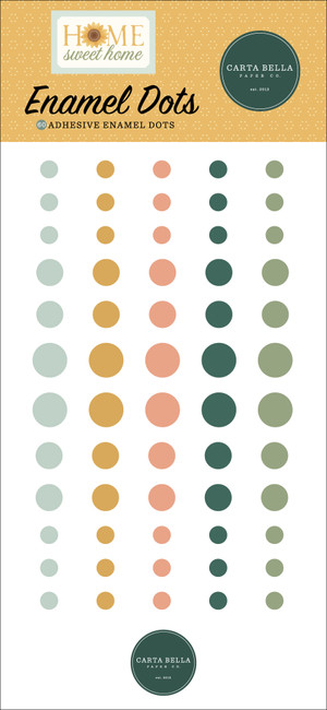 Home Sweet Home Enamel Dots