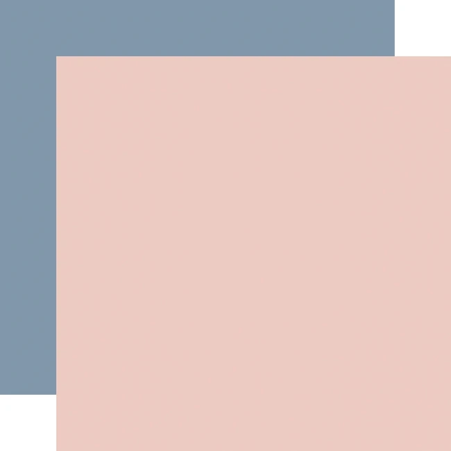 Welcome Home: Pink / Blue 12x12 Coordinating Solid Paper