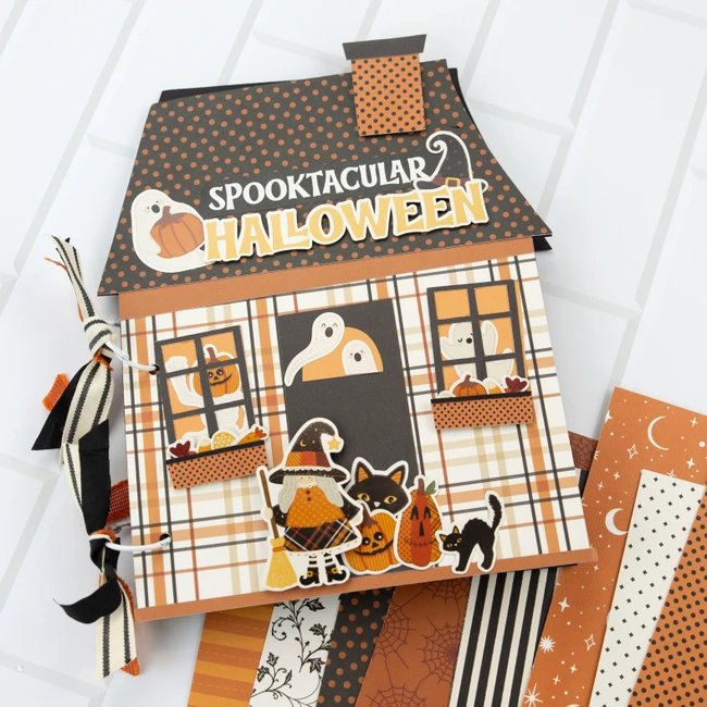 Handmade Halloween Mini Album Digital Instructions