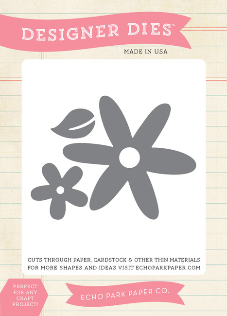 Stitched Flower Medium Die Set - Echo Park Paper Co