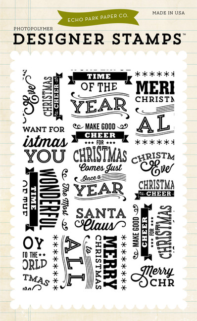 Christmas Subway Art Stamp Set