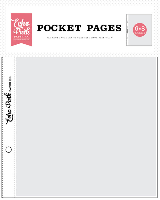 My Story Book: 6x8 Pockets - 6x8 Pocket Page 25 Sheet Pack
