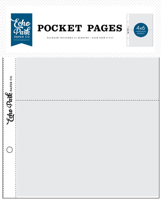 My Story Book: 4x6 Pockets - 6x8 Pocket Page 25 Sheet Pack