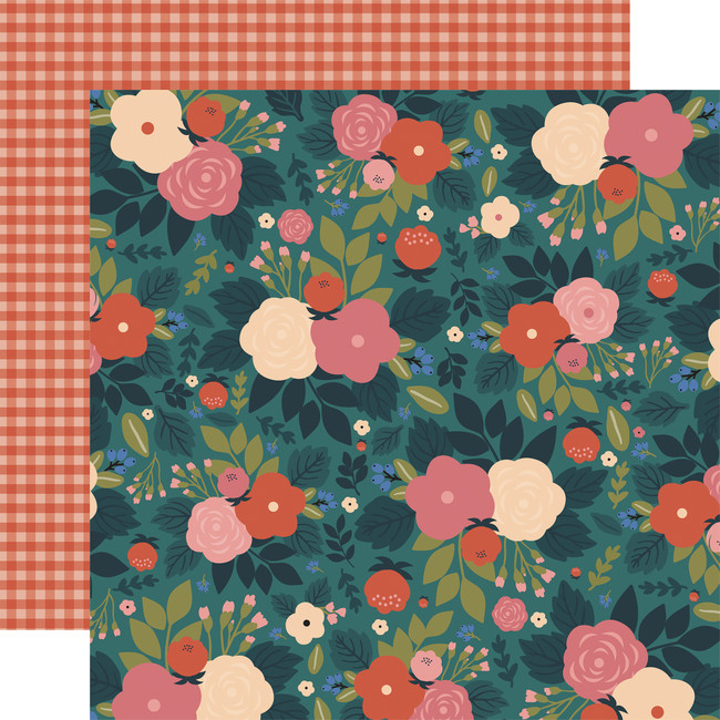 Coffee: Wake Up and Smell the Flowers 12x12 Patterned Paper