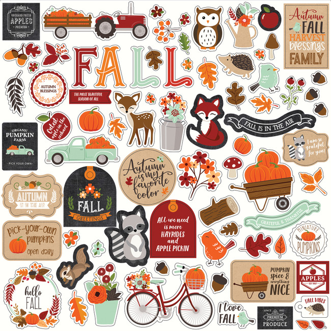 My Favorite Fall Element Sticker