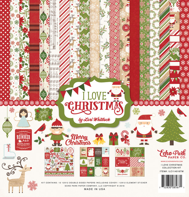 Christmas Time: 4x6 Journaling Cards 12x12 Patterned Paper