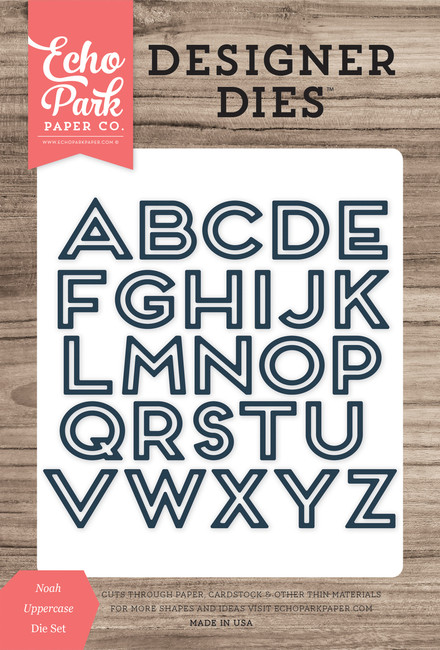 Noah Uppercase Large Die Set