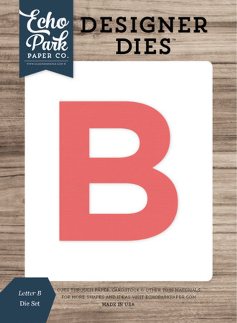 Letter B Medium Die Set