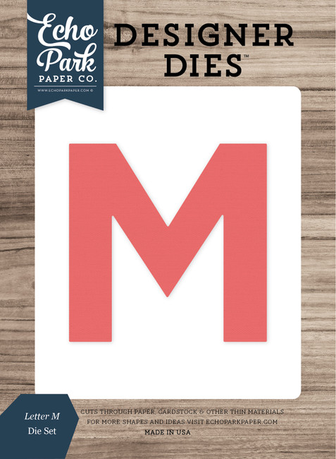 Letter M Medium Die Set