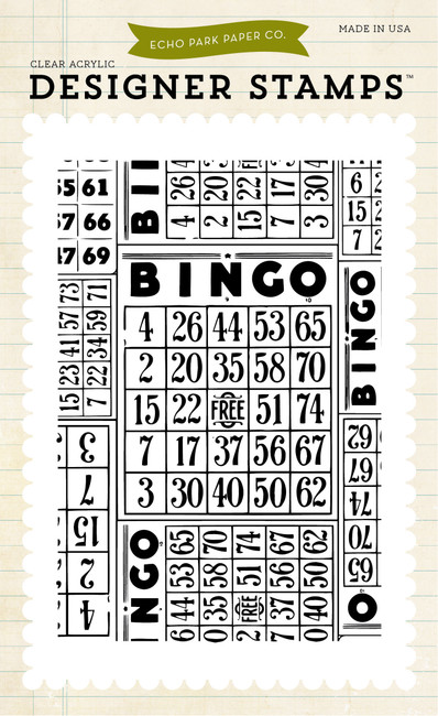 Bingo Cards 4x6 Stamp