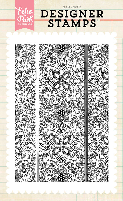 Indy Floral 4x6 Stamp