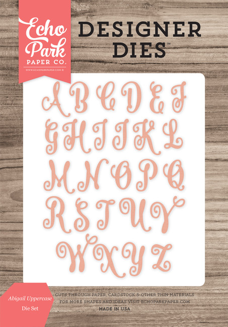 Abigail Uppercase Large Die Set
