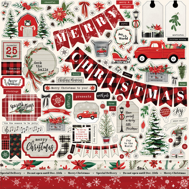 Christmas Market Sticker Sheet