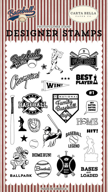 Baseball All Star Stamp Set