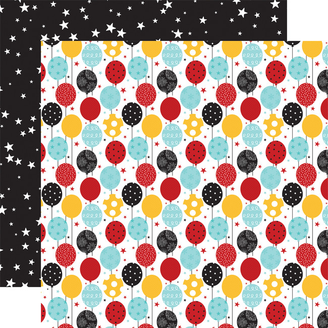 Magical Birthday Boy: Balloons 12x12 Patterned Paper