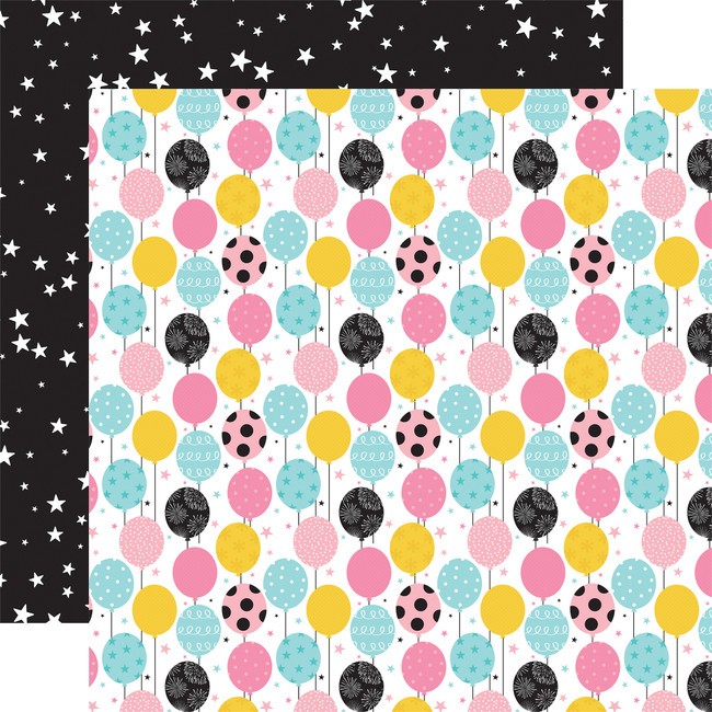 Magical Birthday Girl: Balloons 12x12 Patterned Paper