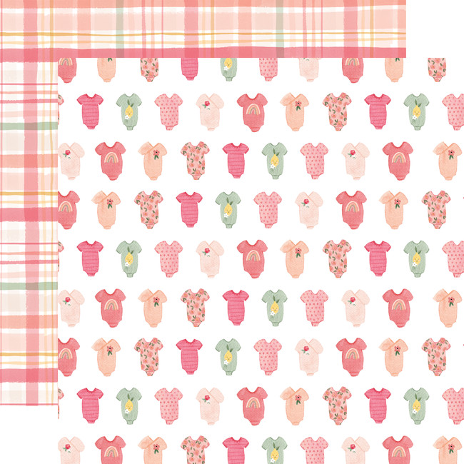 Welcome Baby Girl: Bundle of Joy 12x12 Patterned Paper