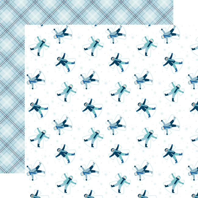 Winter Magic: Snow Angels 12x12 Patterned Paper