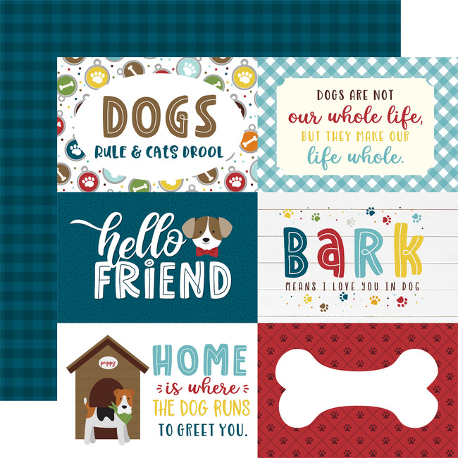 My Dog: 6x4 Journaling Cards 12x12 Patterned Paper
