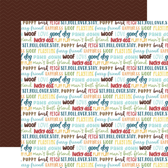 My Dog: Good Dog 12x12 Patterned Paper
