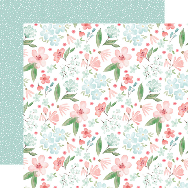 Flower Garden: Lovely Floral 12x12 Patterned Paper