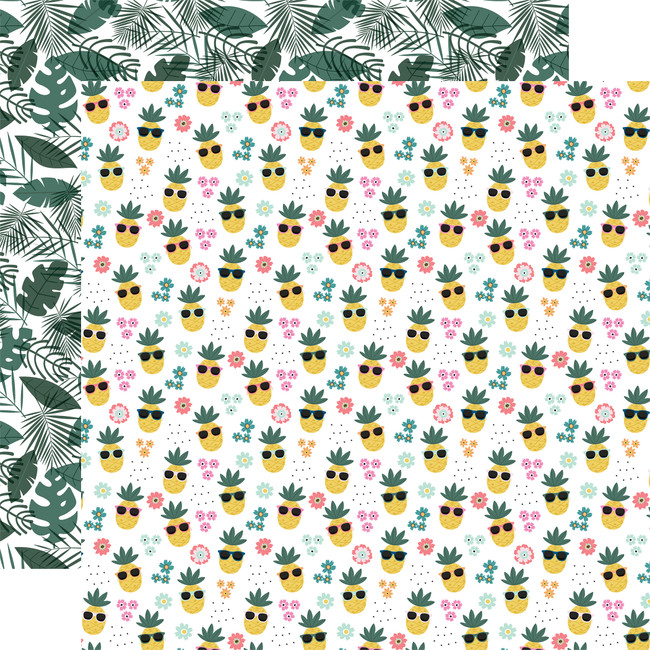 Pool Party: Pineapple Paradise 12x12 Patterned Paper