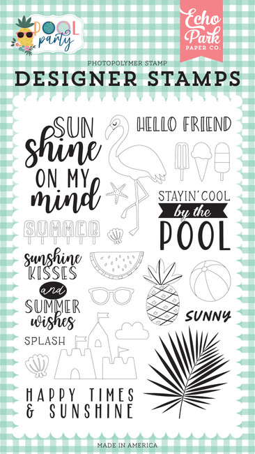 Pool Party: Sunshine Kisses Stamp Set