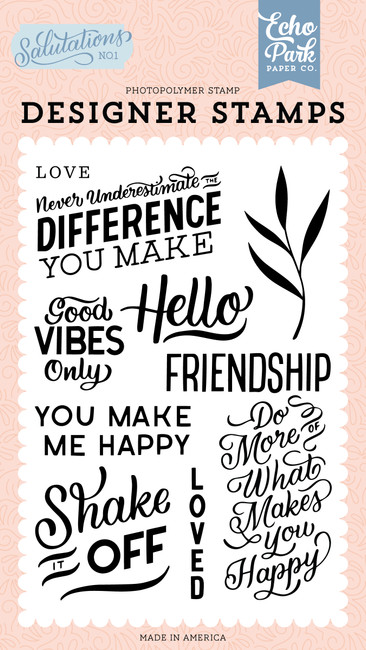 Salutations No. 1: You Make Me Happy Stamp Set