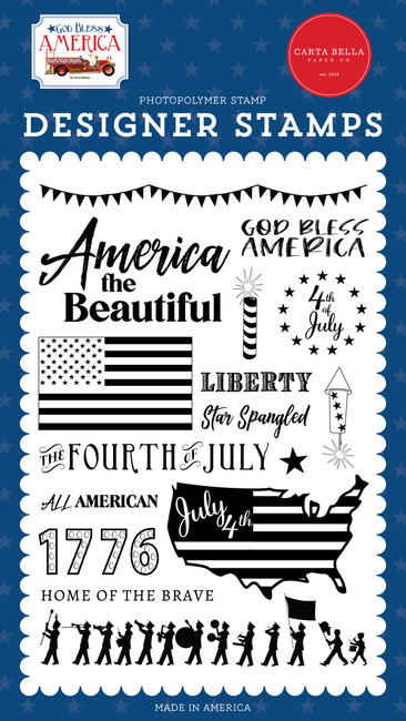 God Bless America Stamp Set