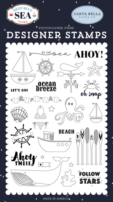 CBDB102043- By The Sea Stamp Set