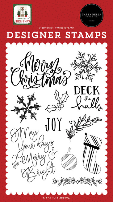 Home For Christmas: Joy Stamp Set