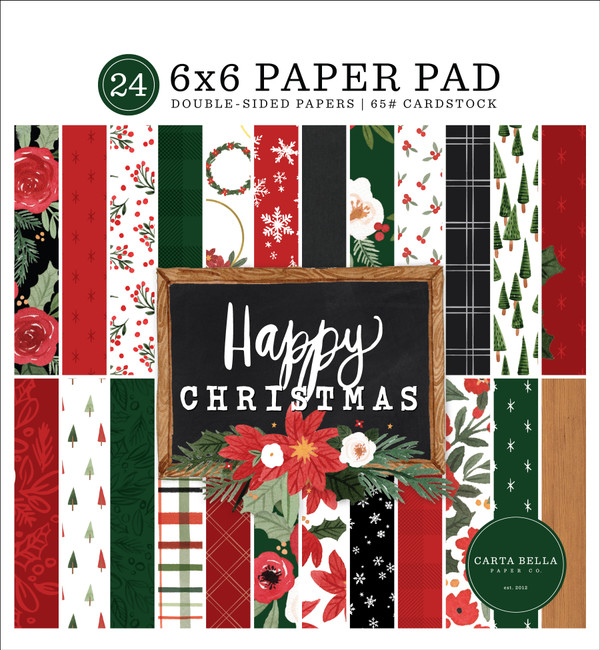 CBXM140023 - Happy Christmas 6x6 Paper Pad