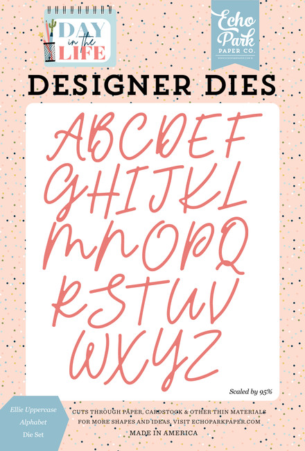 Day In the Life: Ellie Uppercase Alphabet Large Die Set