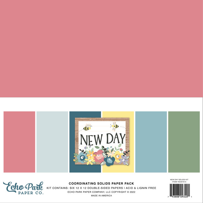 Echo Park Paper Company 12-x-12-Inch Green, Blue, Navy, Pink, Peach, Coral,  1 - Smith's Food and Drug