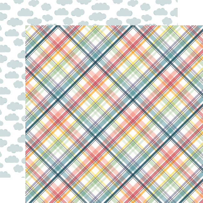 New Day: Perfect Day Plaid 12x12 Patterned Paper