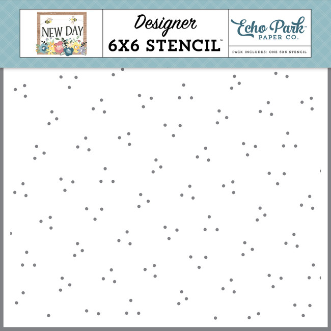New Day: Dots Stencil