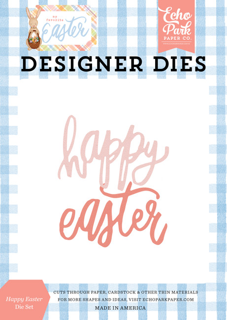 My Favorite Easter: Happy Easter Medium Die Set