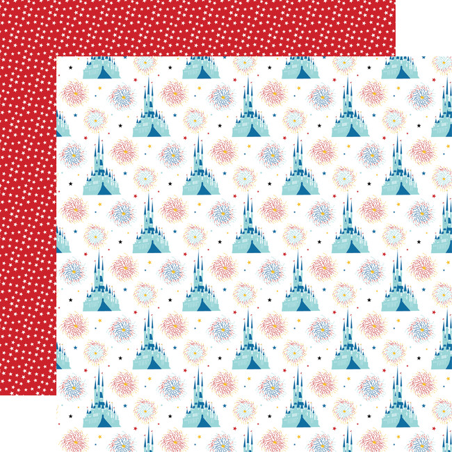 Believe In Magic: Castles and Fireworks 12x12 Patterned Paper