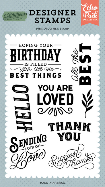 Salutations No. 2: All The Best Stamp Set