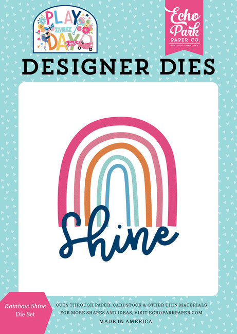 Play All Day Girl: Rainbow Shine Medium Die Set