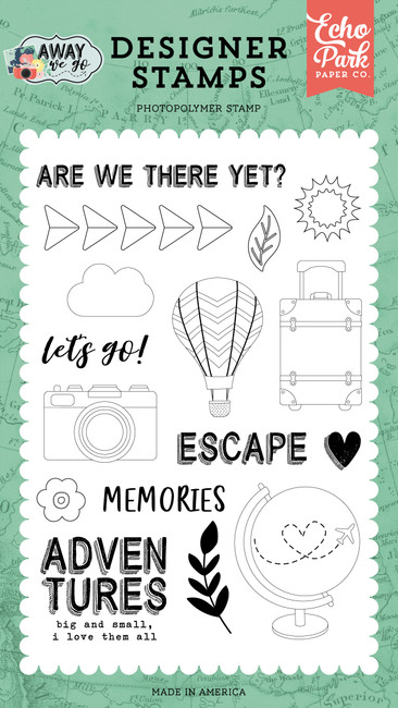 Away We Go: Let's Go Stamp Set