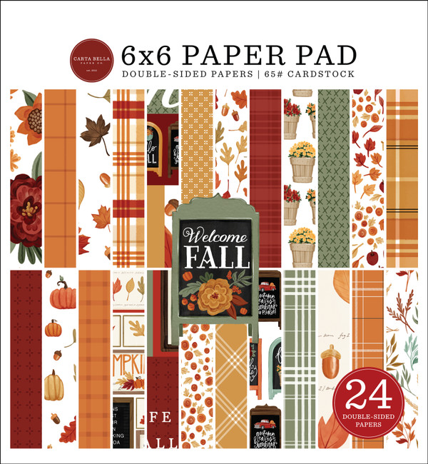 Welcome Fall 6x6 Paper Pad
