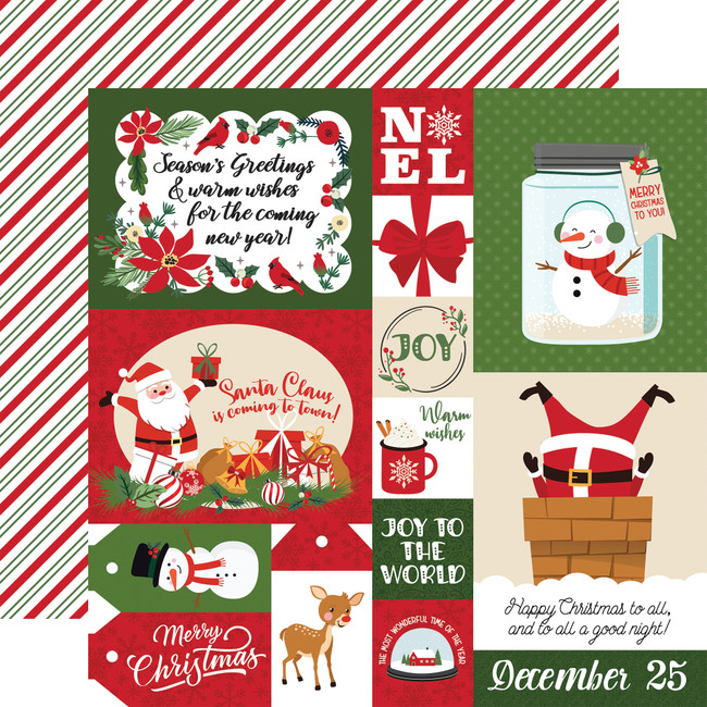 The Magic Of Christmas: Multi Journaling Cards 12x12 Patterned Paper