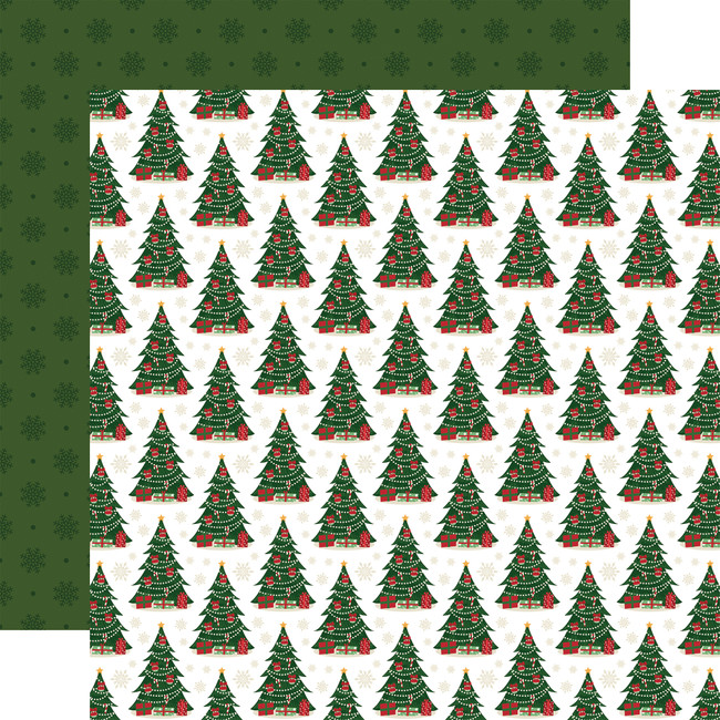 The Magic Of Christmas: Traditional Tree 12x12 Patterned Paper