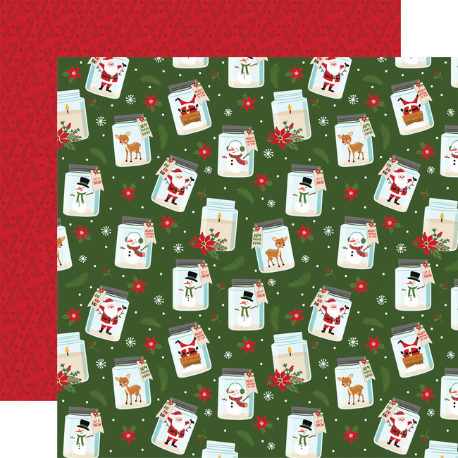 The Magic Of Christmas: Jolly Jars 12x12 Patterned Paper