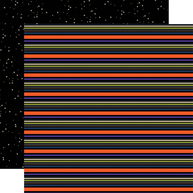 Hocus Pocus: Spooky Stripes 12x12 Patterned Paper