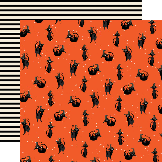 Hocus Pocus: Black Cats 12x12 Patterned Paper